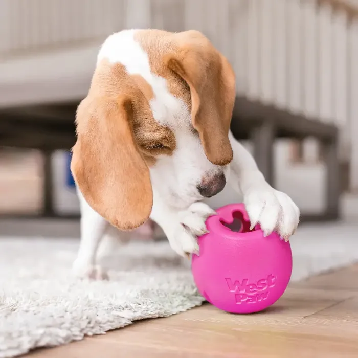 West Paw Rumbl Sm 3.5" Pink