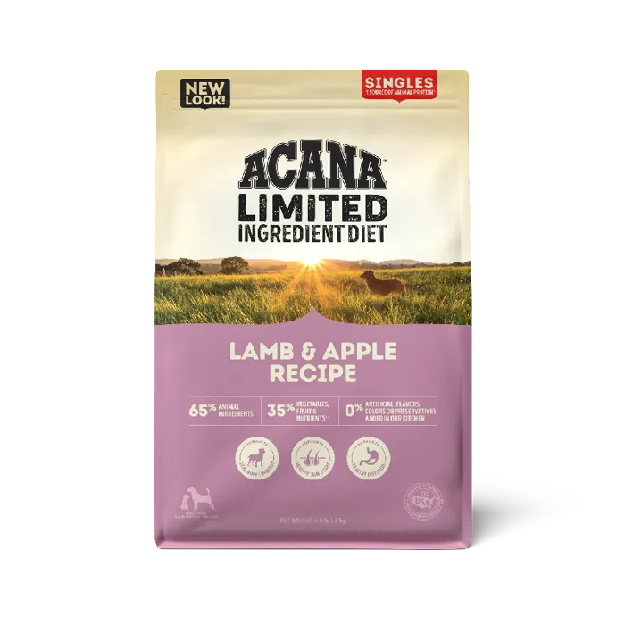 ACANA SINGLES DOG LAMB & APPLE 4.5#