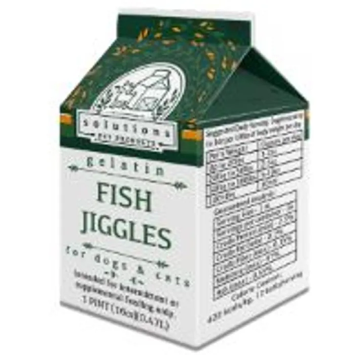 Solutions Pet Products Fish Jiggles Fish Gel 16oz