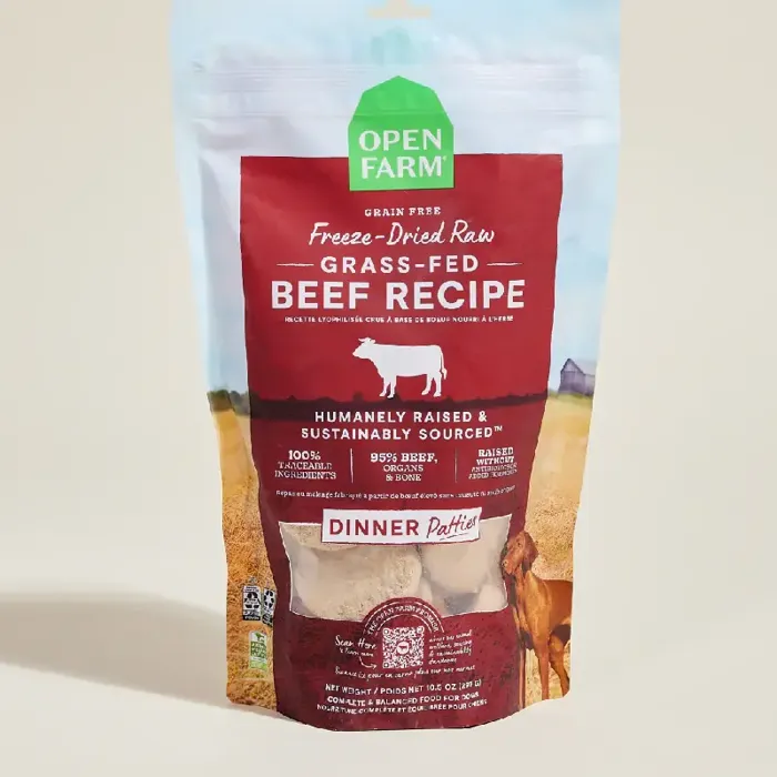 Open Farm Freeze Dried Patties Beef 10.5oz