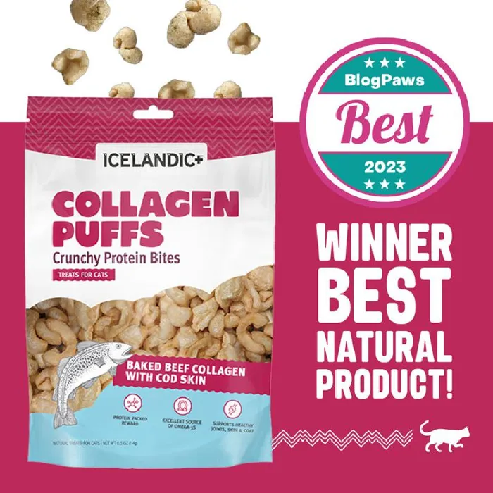 Icelandic Cat Collagen Puffs Bf W/ Cod Skin 0.5-oz
