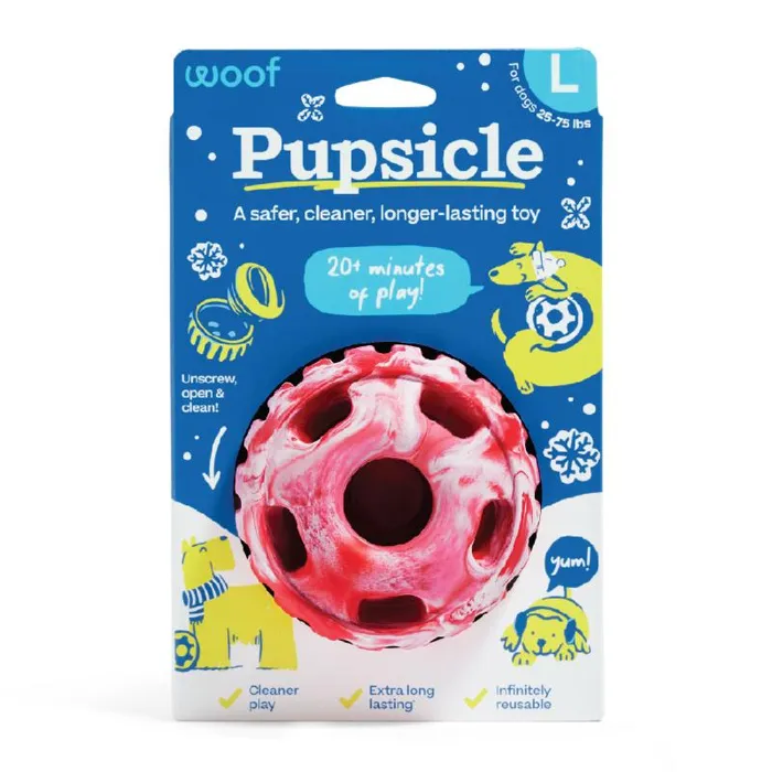 Woof Dog Toy Pupsicle Holiday Winter Large