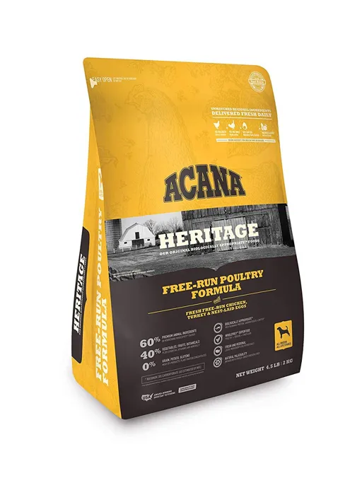 ACANA HERITAGE DOG 4.5# FREE-RUN POULTRY