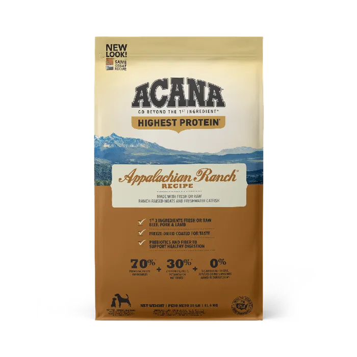 ACANA REGIONALS DOG APPALACHIAN RANCH 25#