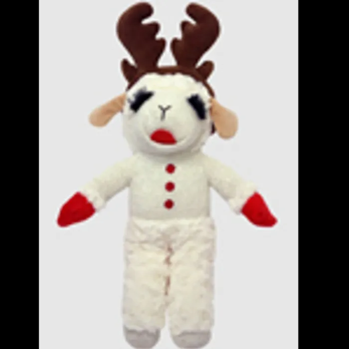 13 In. Holiday Standing Lambchop W/antlers