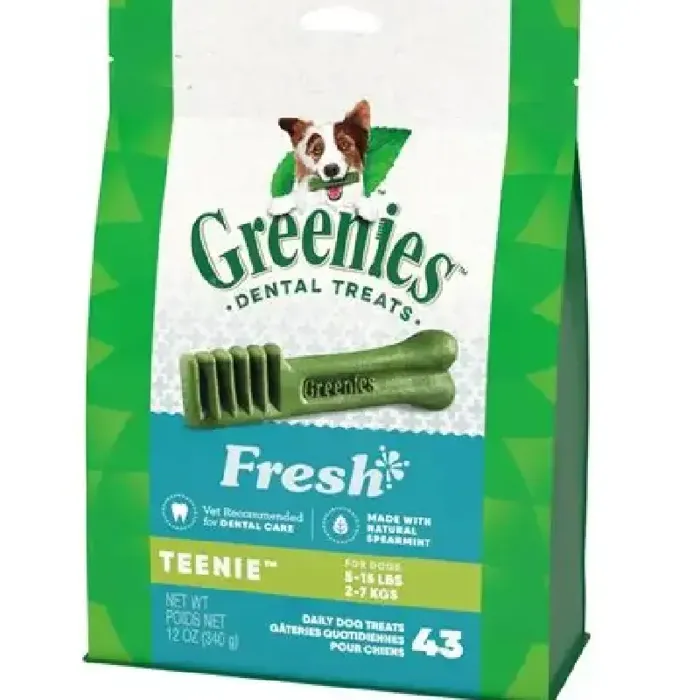 GREENIES DOG TEENIE 12-oz FRESHMINT