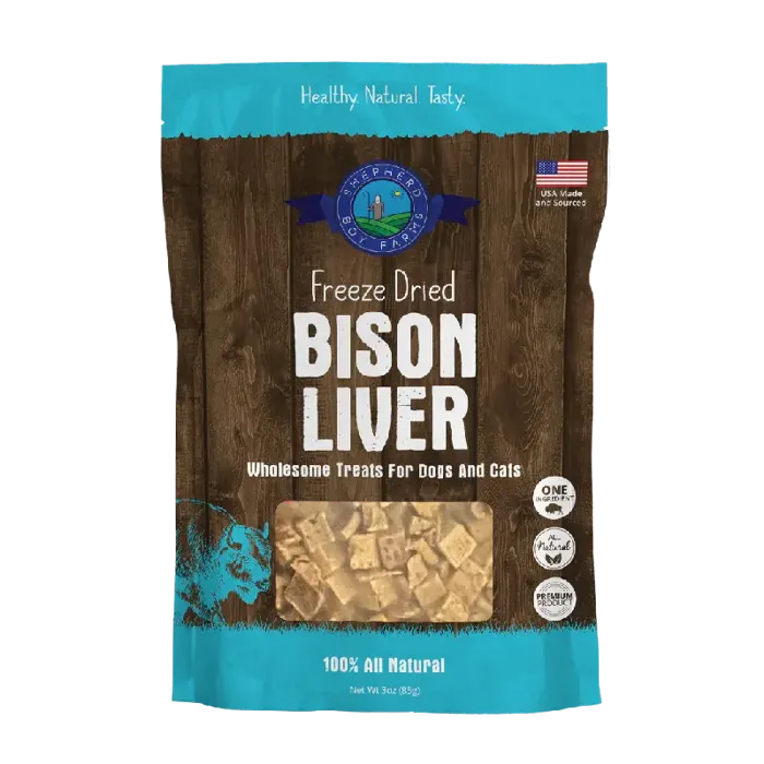 8oz Fd Bison Liver Treat