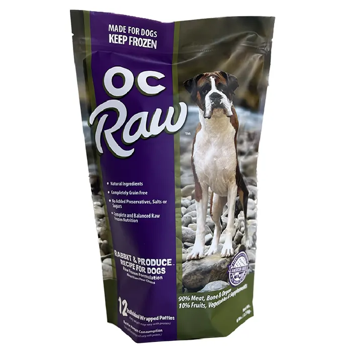 Oc Raw Rabbit & Prod Patties 6.5-lbs