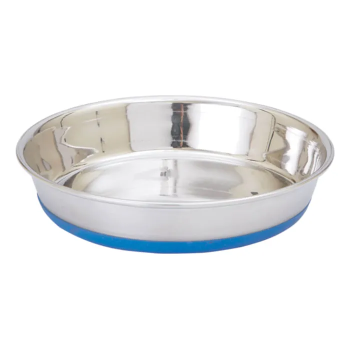 Indi Pets Dish Shallow Rubber Md 12oz