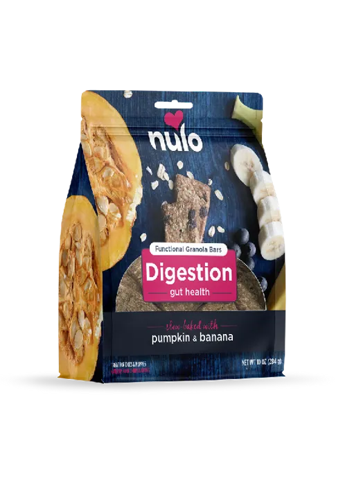 NULO FUNCTIONAL GRANOLA BARS DIGESTION 10 OZ