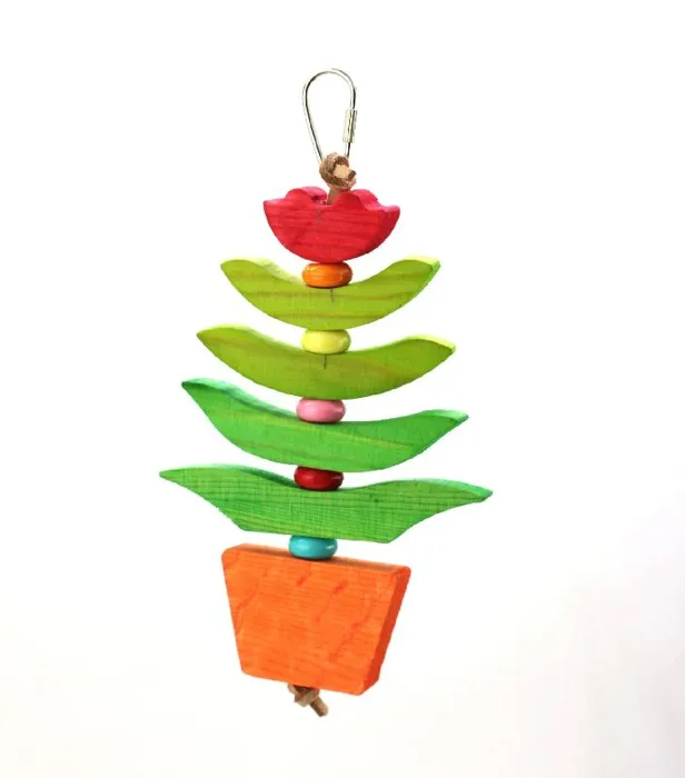 A&E Happy Beaks Flower Flutter Bird Toy